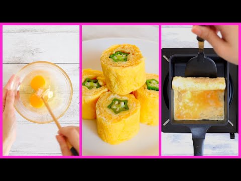 🍳 How to make okra omelet. ⭐️ The star shape is cute 💕 Bento side dish ♪