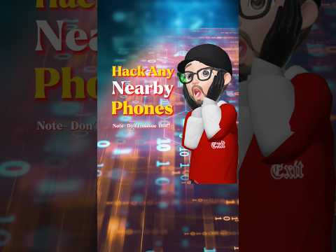 How to hack any nearby phones!!🚨 #shorts #android #iphone #techhacks #tricks #tips #professor