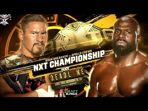 WWE NXT Deadline 2022 Official And full Match Card HD