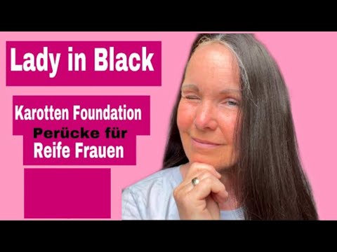 Mit schwarzer Perücke und Karotten Foundation faltenfrei durch den Sommer| Ü50 Ü60 Makeup