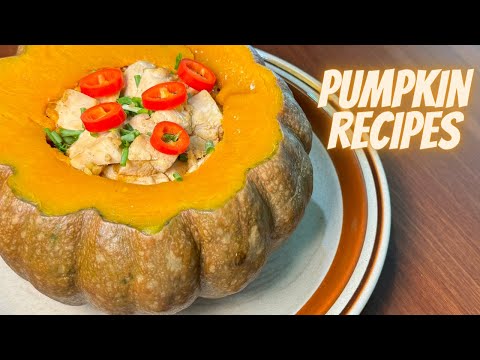 Stuffed pumpkin recipes for Chinese New Year Food Recipes 2024 - No oil! No cleaning!