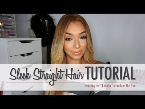 Sleek Straight Hair Tutorial