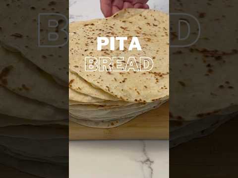 Freshly Baked PITA BREAD Recipes #shorts #pita #bread