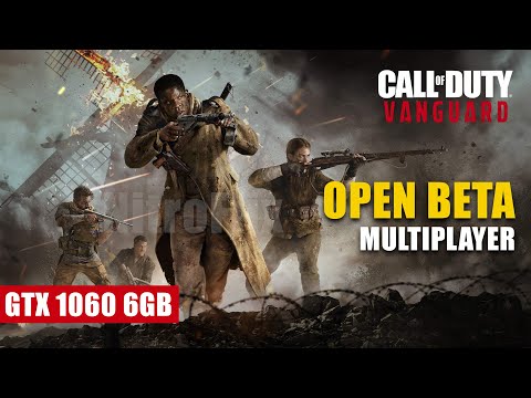 Call of Duty Vanguard Open Beta Multiplayer Gameplay - First Impression | GTX 1060 6GB - NitroFlix