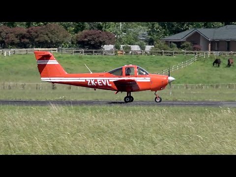 Piper Tomahawk takeoff & landing 🛩 Ardmore Airport, New Zealand