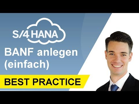 BANF anlegen (einfach)