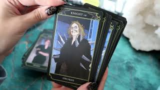 Beetlejuice Tarot Cards 🐍🖤 Deck Review, Unboxing, First Impressions, New Release 2024