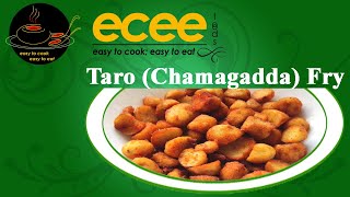 ecee7 Crispy Taro Fry  Recipe | Chamagada Vepudu Without Deep Fry | Crispy Arbi Fry Recipe