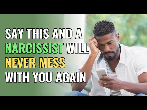 Say THIS and a Narcissist Will Never Mess with You Again | NPD | Narcissism | Behind The Science