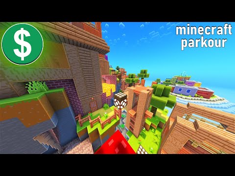 Minecraft Parkour Gameplay NO COPYRIGHT