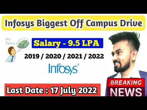 🔴Infosys Mega Off Campus Drive || 2022,2021,2020,2019 Batch || Chandan Patel