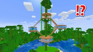 How To Build A Jungle Tree House in Minecraft