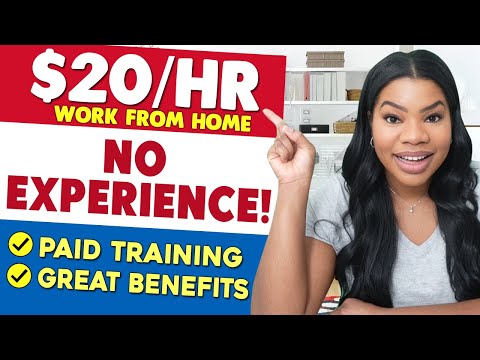 Work From Home Jobs: Earn $20/HOUR with NO Experience Required!