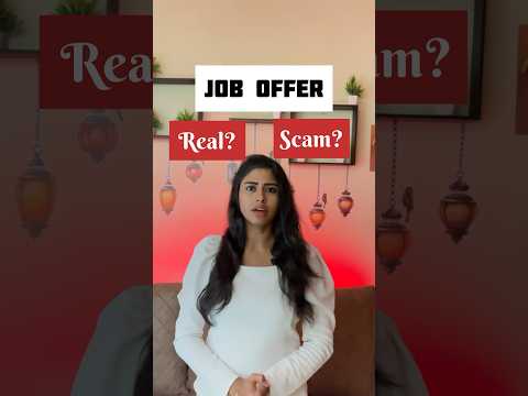 Don't fall for fake job offers🚨