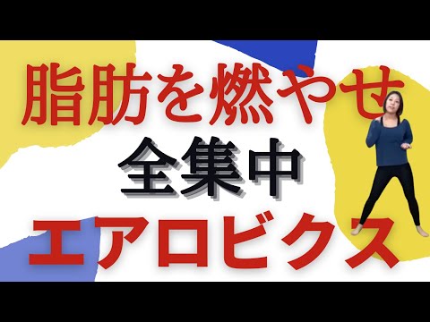 【脂肪燃焼】初心者向け！エアロビクスレッスン！！