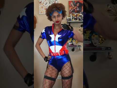 Captain America Costume #Shorts