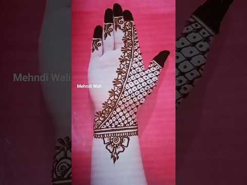 Ulte D Se Easy Mehndi Design  #mehndi #mehndiwali  #mehndidesign #youtubeshorts #shorts #viral