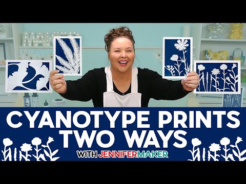 Cyanotype For Beginners: DIY Or Pre-Made? Photography With Cricut!