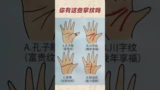 看你有几种纹路#手相 #传统文化 #八字算命 #palmistry