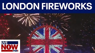 New Years Eve Fireworks in London 2025