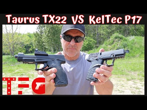 Taurus TX22 Competition VS KelTec P17 - TheFirearmGuy