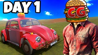 Surviving 100 Days with My Rusty Car in the NEW UPDATE in The Long Drive!