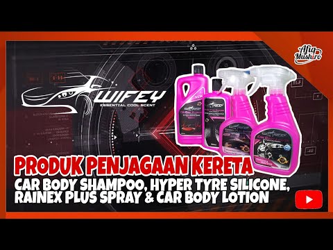 WIFEY AUTOCARE | CAR BODY SHAMPOO, HYPER TYRE SILICONE, RAINEX PLUS SPRAY & CAR BODY LOTION