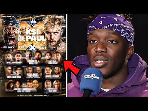 KSI vs Jake Paul FULL CARD Offer