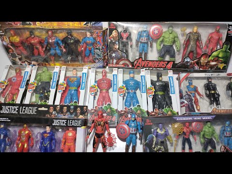 All Avengers Team | Marvel Avengers vs Superman | Avengers Figure Action | ASMR Toys\Superhero Toys