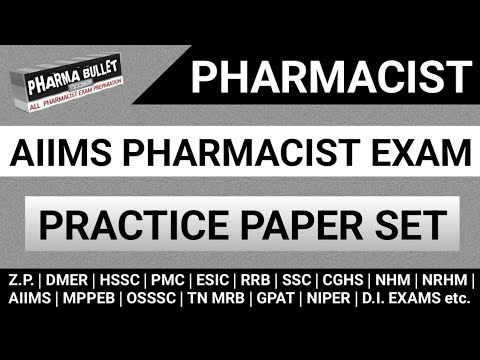 Pharmacist exam preparation | Pharmacist previous year question papers @MANISH06