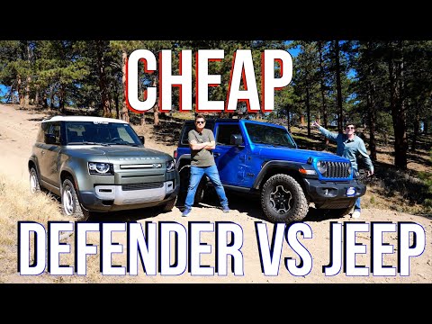 Cheap Jeep vs "Cheap"  Land Rover Defender Off-Road Comparison - One Of These Makes It Look Easy!