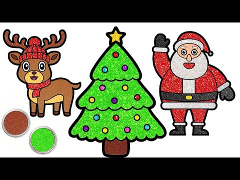 Easy Christmas Drawing  | How to Draw Santa Claus | Drawing & Coloring for Kids | Chiki Art