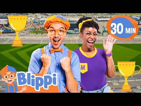 🏎️Blippi and Meekah Super Speed Race At DAYTONA🏎️| Blippi | Celebrating Diversity