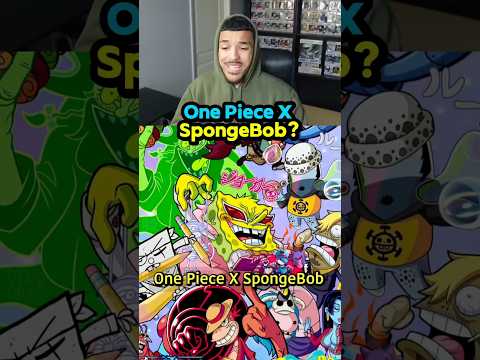 ONE PIECE X SPONGEBOB GOES CRAZY 😭🔥 (Art By: Percodine) #shorts