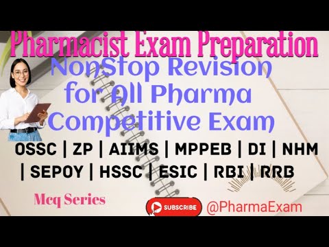 Important Mcqs for all Pharmacist Exam #pharmacistexampreparation #osssc_pharmacistexam #aiims #zp