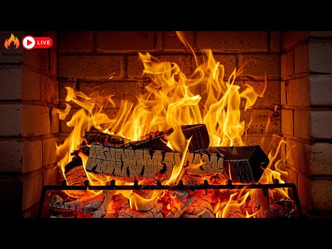 Natural Fire Sounds 🔥 Cozy Fireplace Helps You Fall into Deep Sleep in 5 Minutes