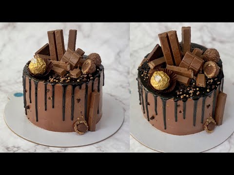 Chocolate Loaded Cake | Chocolate Ganache Drip Cake | Chocolate Overload Cake Decoration