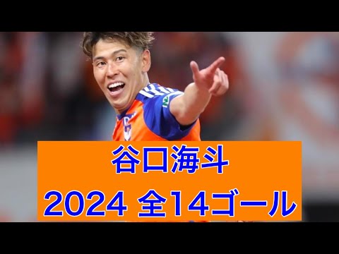 【ゴール集】谷口海斗（アルビレックス新潟）　2024公式戦全14ゴール