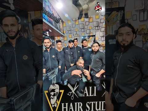 Alihairstudio✂️ ki taraf se new hair 💇style new style..#hyderabad #abdul #zamzam #saloon #funnyvideo