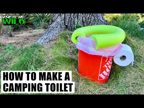 HOW TO MAKE A CAMPING TOILET - CHEAP & EASY