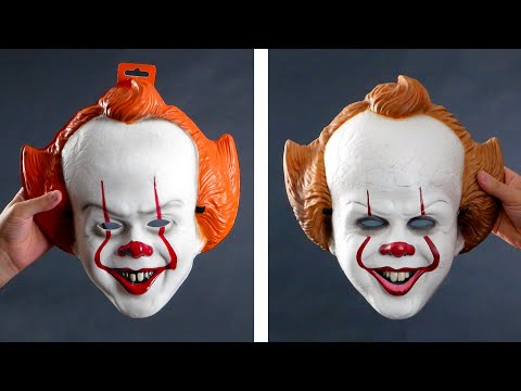 Repainting Cheap Halloween Masks - Part 2