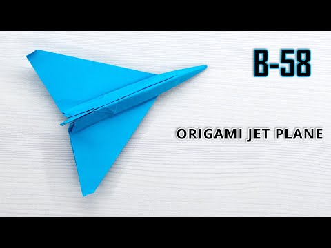 Crafting History - Build Your Own Convair Hustler B-58 Paper Model