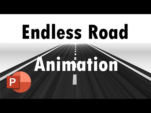 Create this Endless Road Animation in PowerPoint and learn the underlying concept