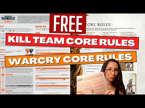 Warcry 2.0 & Kill Team 2.0 Core Rules for Free!