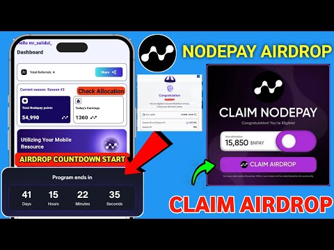 Nodepay Airdrop Countdown Start Listing Update | Nodepay Airdrop Allocation Checker | Nodepay Claim