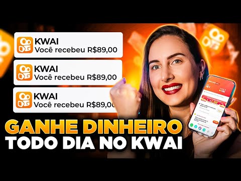 [🔥R$65 TODO DIA COM KWAI] COMO GANHAR DINHEIRO COM O KWAI EM 2024 Sem Aparecer home office