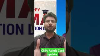 CMA Admit card update for June-2024 Exam.   #cmaexampreparation #cmaexams