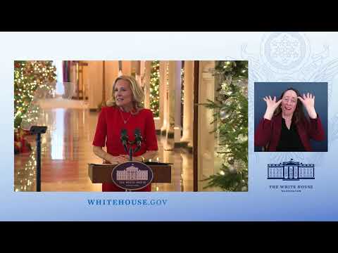 First Lady Jill Biden Delivers Remarks Offering her Holiday Message to the Nation