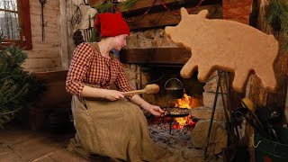 Cooking a Christmas Feast 200 Years ago |1820s Historical ASMR Cooking|