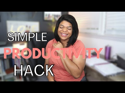 Hack To Being More Productive | Time Blocking For Productivity #shorts